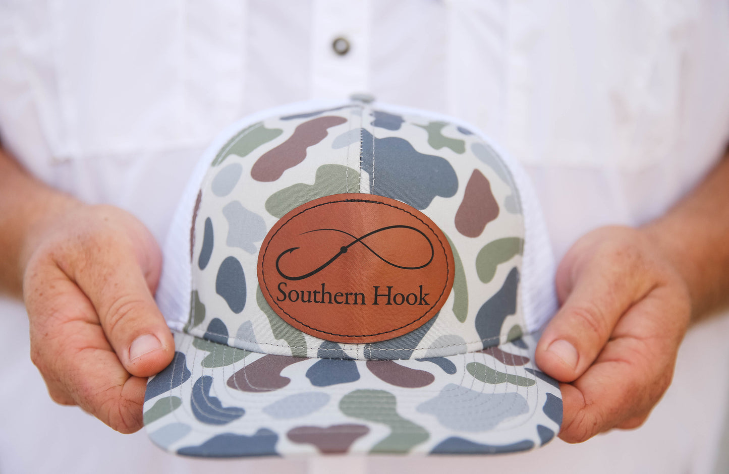 Cool Salt & White Camo Hat