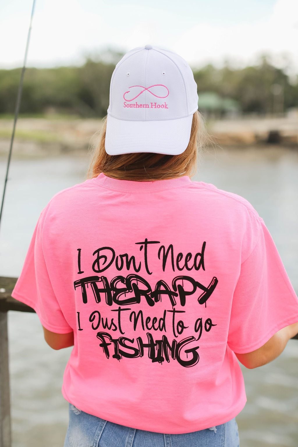White and Pink Baseball Cap