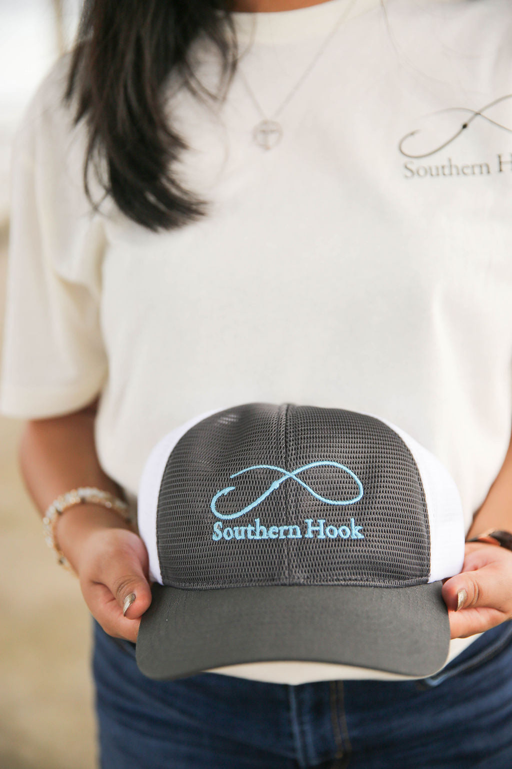 Black Mesh Hat